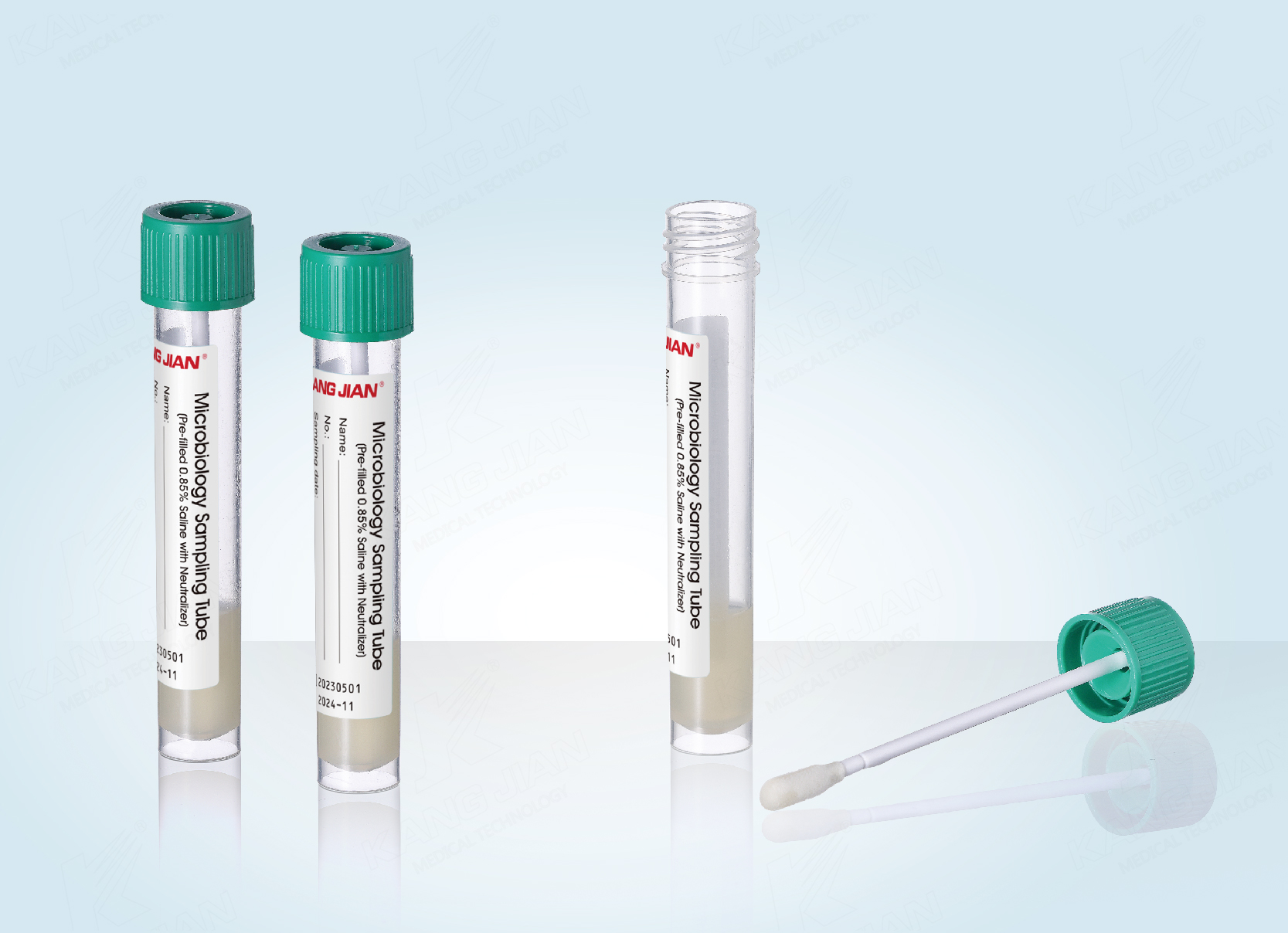 Probenr&ouml;hrchen f&uuml;r Oberfl&auml;chenmikrobiologie
