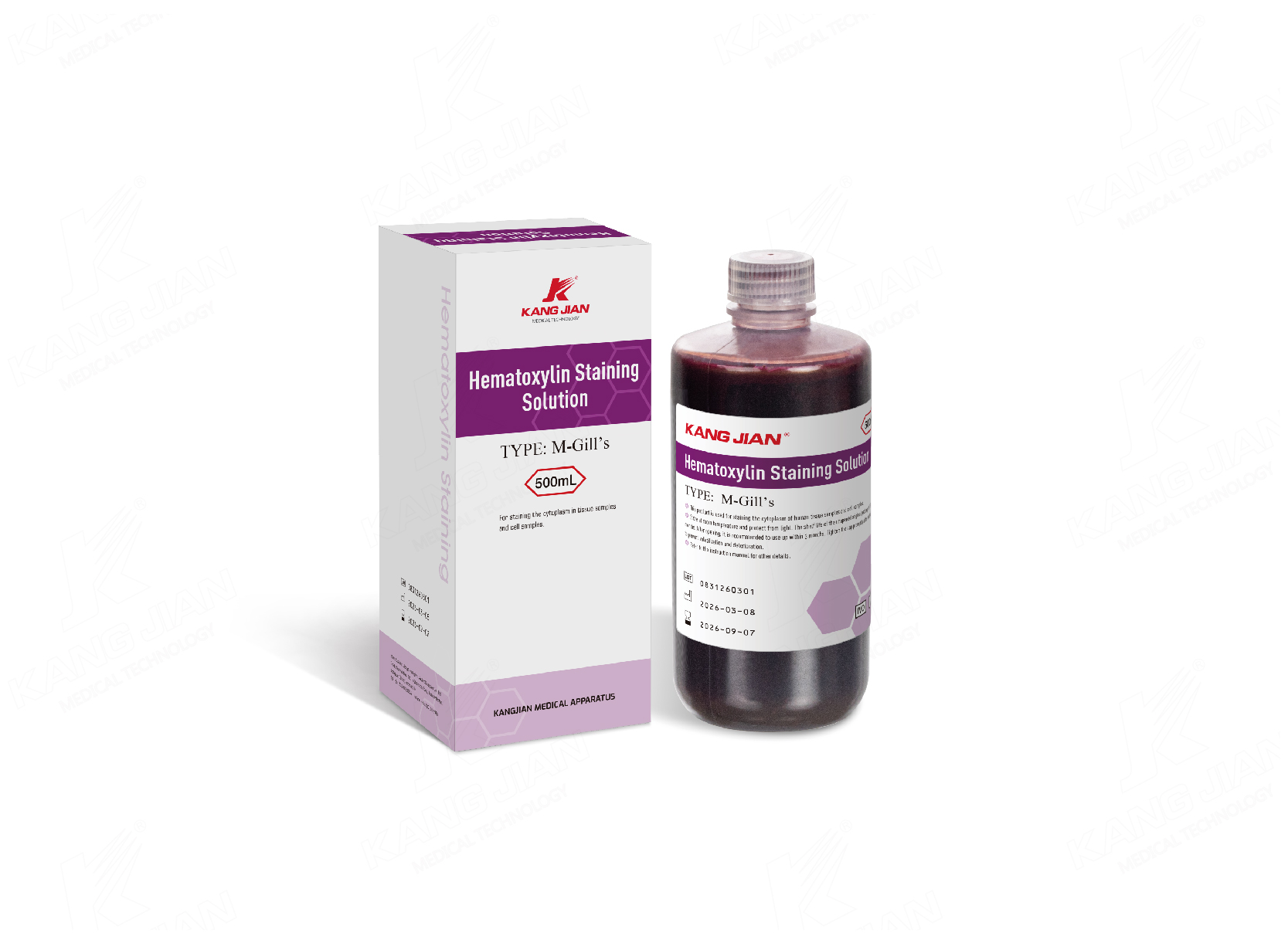 H&auml;matoxylin-F&auml;rbel&ouml;sung